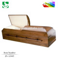 cheap wholesale american style cremation wood casket made in china